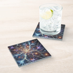 Neuronen-Untersetzer Glasuntersetzer