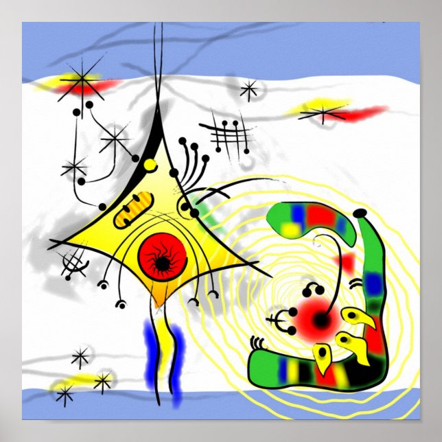 Neuronenposter Poster (Vorne)