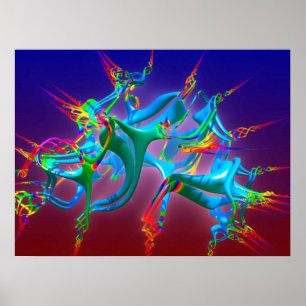 Neuronenverbindung Poster