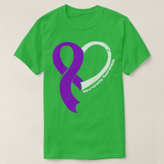 Neuropathy Awareness Hope Liebe Herzenslust T-Shirt (Design vorne)