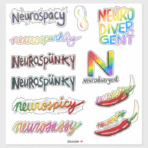 Neuropie und Freunde - ein ND-Stickerpack