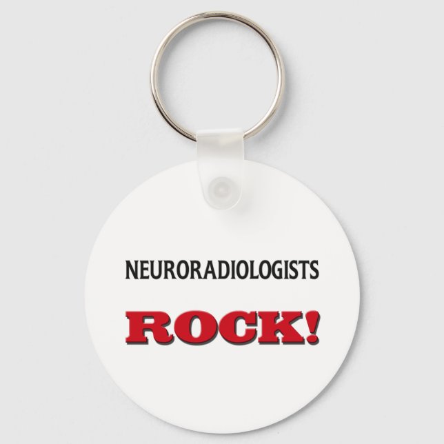 Neuroradiologen Rock Schlüsselanhänger (Vorderseite)