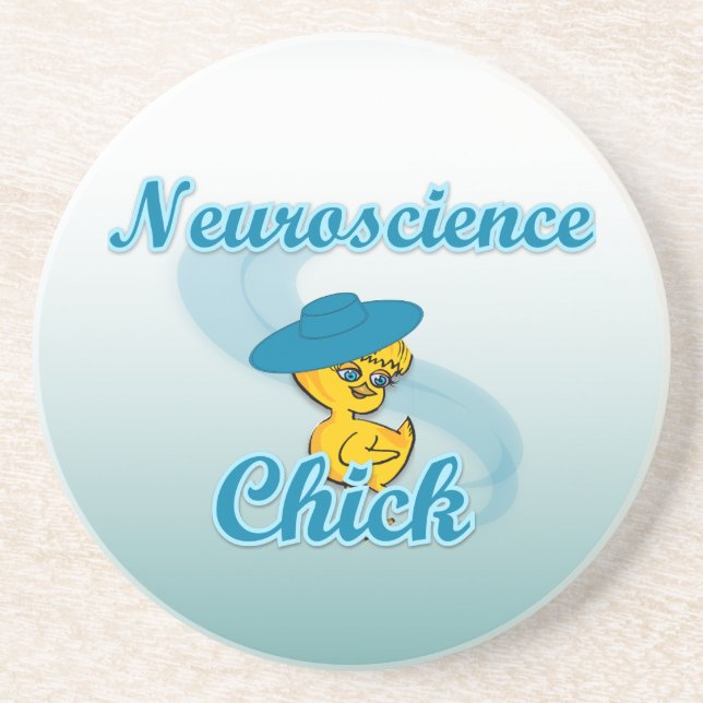 Neuroscience Chick #3 Getränkeuntersetzer (Vorne)