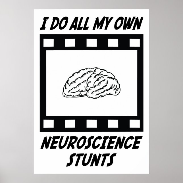 Neuroscience Stunts Poster (Vorne)
