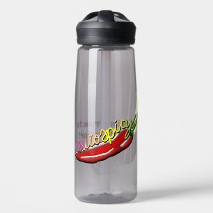 Neurospicie - Neonbriefe mit Pfeffer Trinkflasche