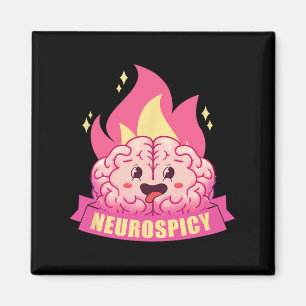 Neurospicie Neurovielfalt Adhd Asd Autism Kawaii B Magnet
