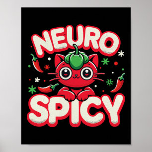 Neurospicisches Shirt - Neurodiformes Adjud Autism Poster