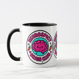 Neurospicy Brain Club Inklusiv Neurodivergent Tasse
