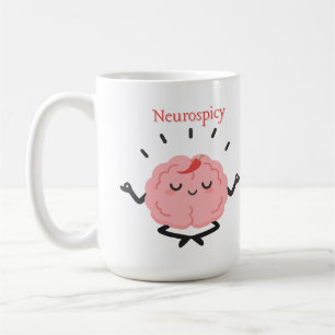 Neurospicy Lustiger Gehirn Hot Pepper Cute Girly Z Kaffeetasse