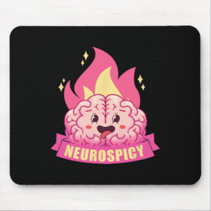 Neurospicy Neurodiversität Adhs Asd Autismus Kawai Mousepad