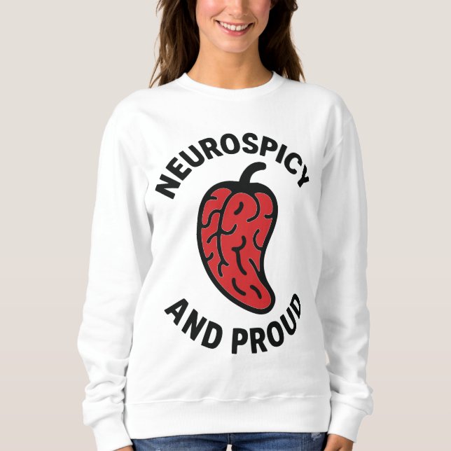 Neurospicy Pepper Sweatshirt (Vorderseite)