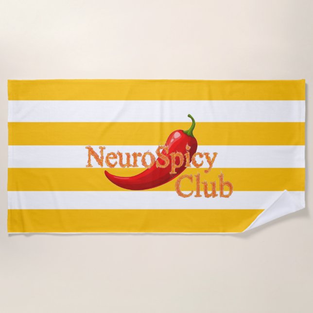 Neurospicy-Strandtuch Strandtuch (Vorderseite)