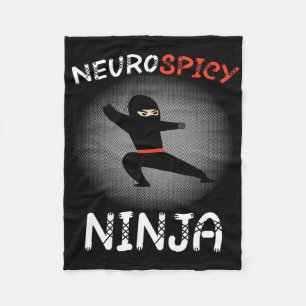 Neurospizie Ninja Autismus Shirt für Kinder Neurod Fleecedecke
