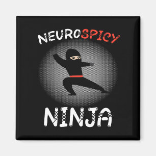 Neurospizie Ninja Autismus Shirt für Kinder Neurod Magnet