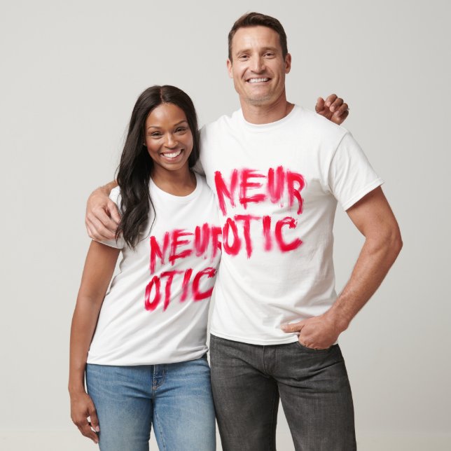 Neurotisch (rot) T-Shirt (Unisex)