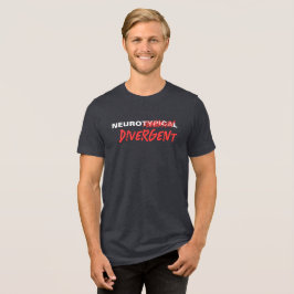 Neurotypisch Scratch Divergent Neurovielfalt Tri-Blend Shirt