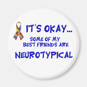 Neurotypische Freunde Magnet