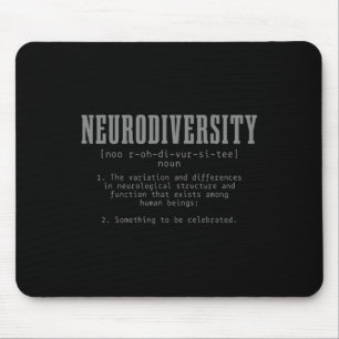 Neuroversität Definition Autismus Aufklärungsmonat Mousepad