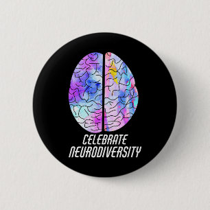 Neuroversität Individualität Dyslexie Bewusstsein Button