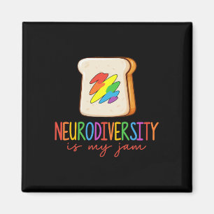 Neuroversität ist mein Jam Adhd Autism Awareness S Magnet