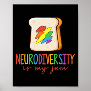 Neuroversität ist mein Jam Adhd Autism Awareness S Poster