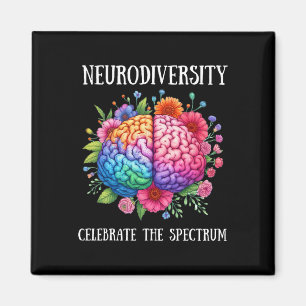 Neuroversity Hirn und Bewusstsein für Autismus Magnet
