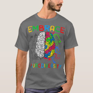 Neuroversity Shirt Embrase ADHD Autismus Bewusstse