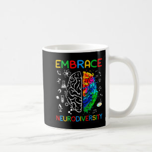 Neuroversity Shirt Embrase ADHD Autismus Bewusstse Kaffeetasse