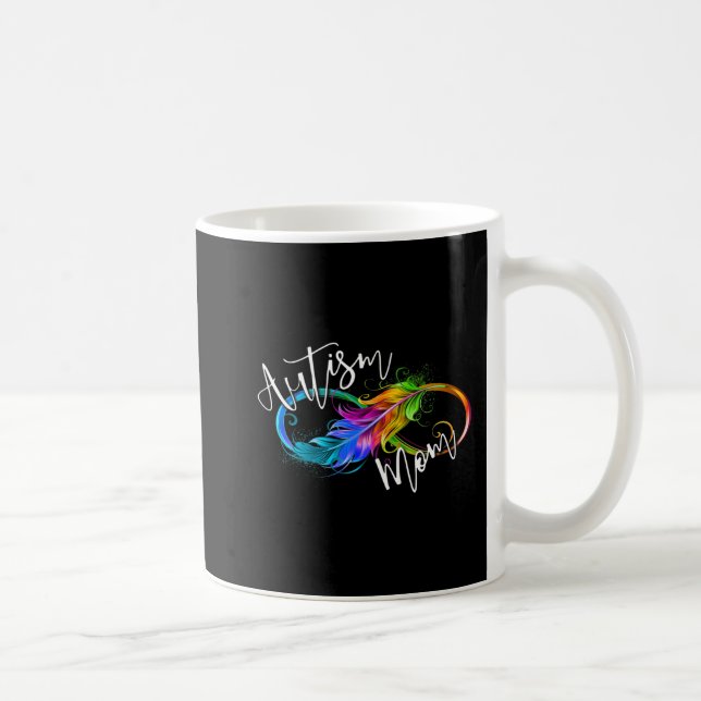 Neuroversity Symbol Rainbow Infinity Autismus Mama Kaffeetasse (Rechts)