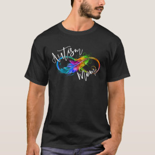 Neuroversity Symbol Rainbow Infinity Autismus Mama T-Shirt