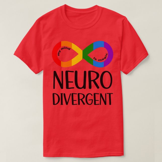 Neurovielfalt Akzeptanz ist Magie T-Shirt (Design vorne)