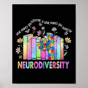Neurovielfalt Anderes ist wunderschönes Wissen um Poster