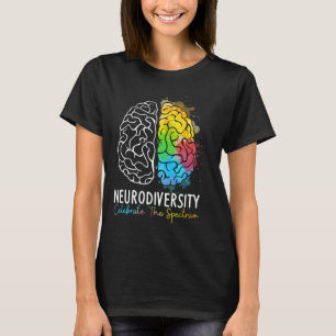 Neurovielfalt - Autismus - Spektrum Adhorn - Regen T-Shirt