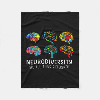 Neurovielfalt - Bewusstsein für Autismus und Embra Fleecedecke