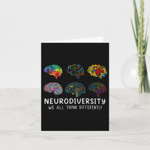 Neurovielfalt, die wir alle anders denken, Gehirn Karte