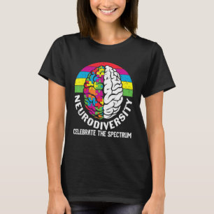 Neurovielfalt feiert das Spektrum des Autismus-Geh T-Shirt