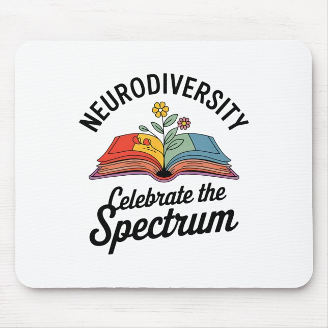 Neurovielfalt feiert die Autismus des Spektrums-Bu Mousepad (Vorne)