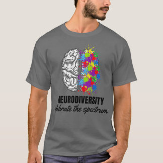 Neurovielfalt feiert SpektrumHirnautismus T-Shirt