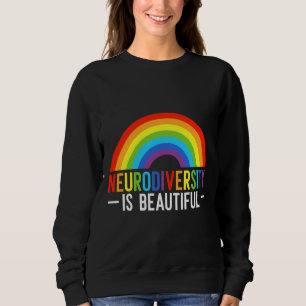 Neurovielfalt ist ein wunderschöner Regenbogen mit Sweatshirt