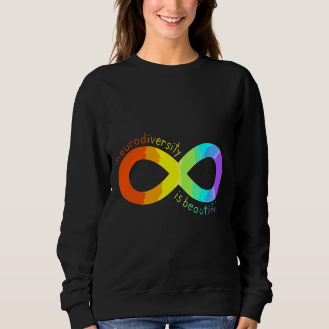 Neurovielfalt ist schön sweatshirt (Vorderseite)