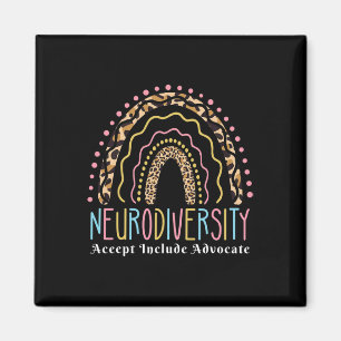 Neurovielfalt Regenbogen Annahme Advocate Liebe Au Magnet