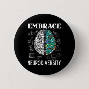 Neurovielfalt und Bewusstseinsbildung Psychische G Button