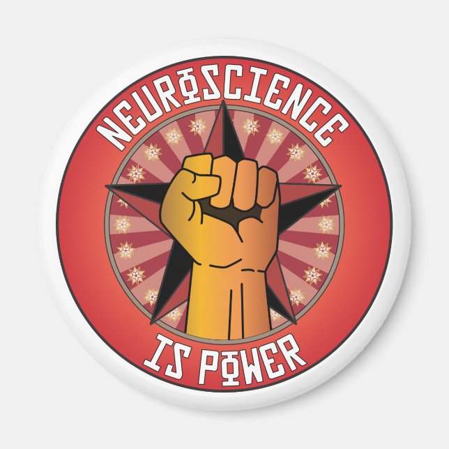 Neurowissenschaft ist Power Magnet (Vorne)