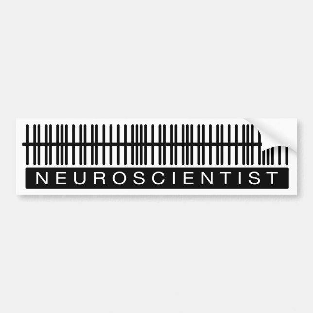 Neurowissenschaftler Autoaufkleber (Vorne)