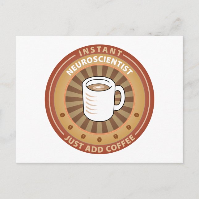 Neurowissenschaftler Postkarte (Vorderseite)