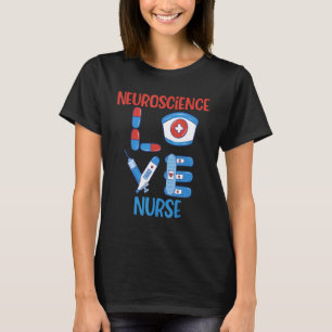 Neurowissenschafts-Krankenpflege Liebe Pflege Desi T-Shirt