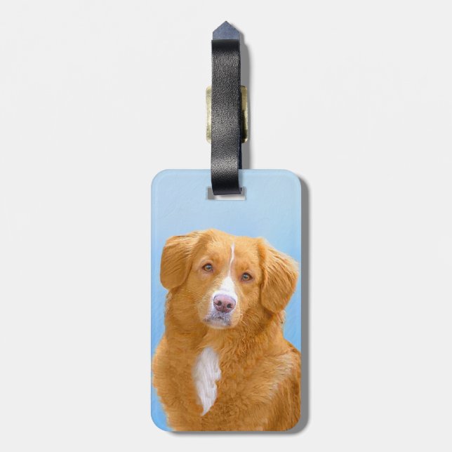 Neuschottland-Enten-läutende Gepäckanhänger (Rückseite vertikal)