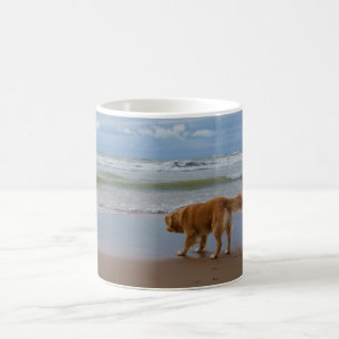 Neuschottland-Enten-läutender Retriever-Ozean Kaffeetasse