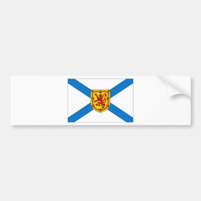 Neuschottland-Flagge Autoaufkleber (Vorne)