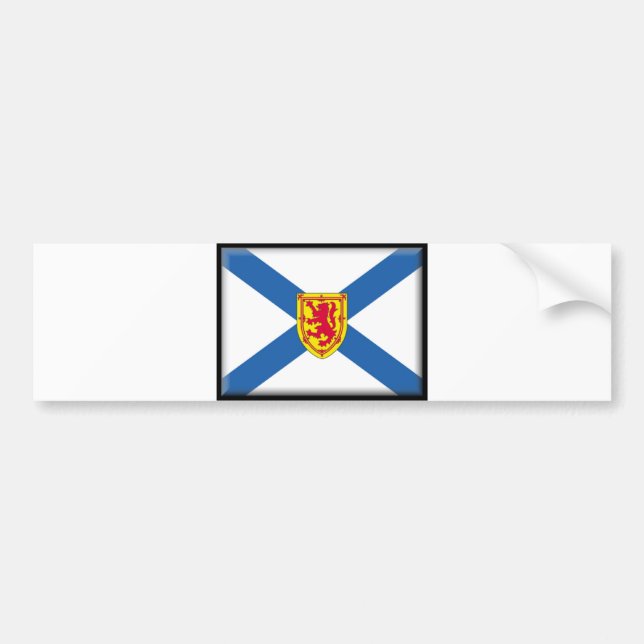 Neuschottland-Flagge Autoaufkleber (Vorne)